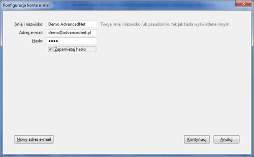Konfiguracja konta e-mail w Mozilla Thunderbird